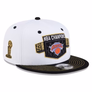New York Knicks New Era 2026 NBA Finals Champions Locker Room 9FIFTY Snapback Hat