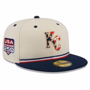 Kansas City Royals New Era USA 250 Fourth of July 59FIFTY Fitted Hat