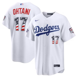 2026 All-Star Edition Stars & Stripes Los Angeles Dodgers Shohei Ohtani Nike White Stadium Jersey