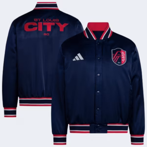 St. Louis CITY SC adidas MLS x US Sports Full-Snap Bomber Jacket
